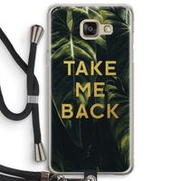 Take me back: Samsung Galaxy A5 (2016) Transparant Hoesje met koord