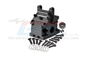 GPM - Aluminium Front/Rear Gear Box V2, Zwart (Ter vervanging van AR310854)