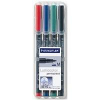 Set Viltstiften Staedtler 317WP 4 1 mm Multicolour 4 Onderdelen (4 Stuks)