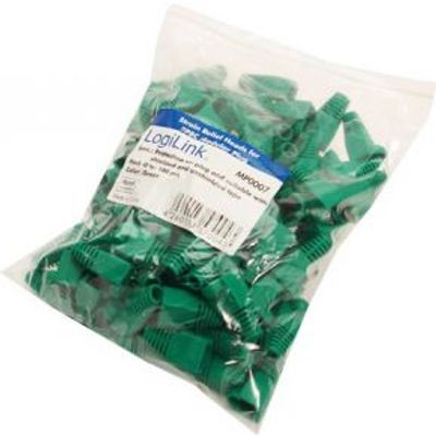 LogiLink MP0007 kabelbeschermer 100 stuks groen RJ45