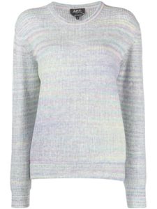 A.P.C. pull Elisa à col rond - Violet