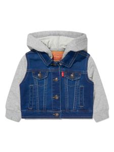 Levi's Kids veste en jean à capuche - Bleu