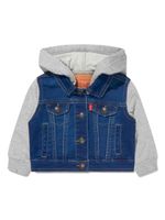 Levi's Kids veste en jean à capuche - Bleu