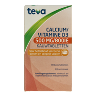 Calcium / vitamine D 500mg / 800IE 90 Kauwtabletten