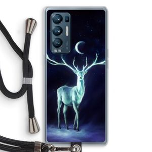 Nightbringer: Oppo Find X3 Neo Transparant Hoesje met koord