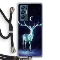 Nightbringer: Oppo Find X3 Neo Transparant Hoesje met koord