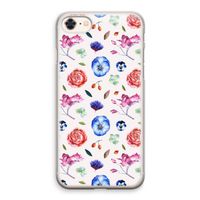 Bloemetjes: iPhone 8 Transparant Hoesje