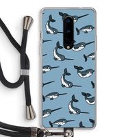 Narwhal: OnePlus 8 Transparant Hoesje met koord