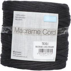 Trimits Macramé Cord Cotton 87m x 4mm 02 Black