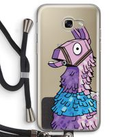 Lama: Samsung Galaxy A5 (2017) Transparant Hoesje met koord