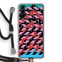 Skew Blush 2: Samsung Galaxy S21 Plus Transparant Hoesje met koord