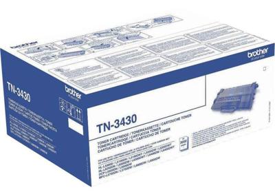 Brother toner, 3.000 pagina&apos;s, OEM TN-3430, zwart