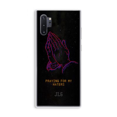 Praying For My Haters: Samsung Galaxy Note 10 Plus Transparant Hoesje