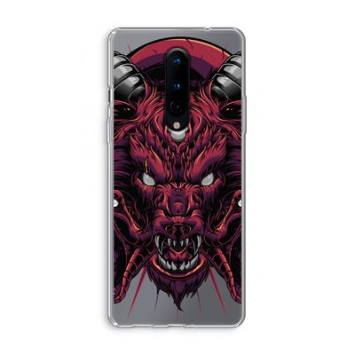 Hell Hound and Serpents: OnePlus 8 Transparant Hoesje