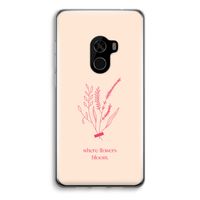 Where flowers bloom: Xiaomi Mi Mix 2 Transparant Hoesje