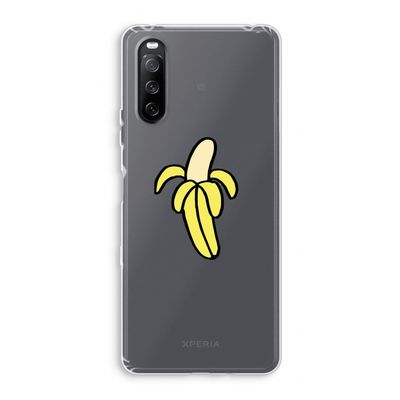 Banana: Sony Xperia 10 III Transparant Hoesje