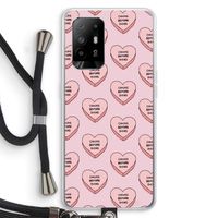 Chicks before dicks: Oppo A95 5G Transparant Hoesje met koord