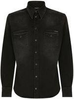 Dolce & Gabbana chemise en jean - Noir - thumbnail