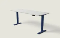 Desktronic HomePro bureau Diepblauw / Grijs / 200x80 cm