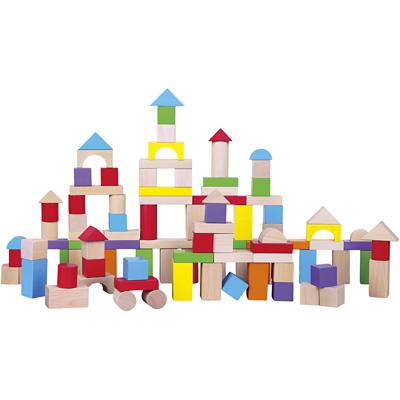 VIGA houten blokken, afm 3 cm, 100 onderdelen/ 1 doos