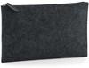 Atlantis BG725 Felt Accessory Pouch - Charcoal-Melange - 26 x 17 cm