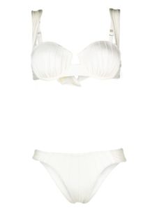 Noire Swimwear bikini à fermeture nouée - Tons neutres