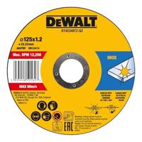 DeWalt 10x Doorslijpschijven metaal inox 125mm x 1 mm - in blik - DT42340TZ