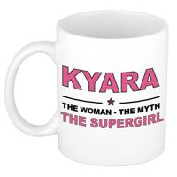 Kyara cadeau mok - Woman Myth Supergirl - naam koffiemok - 300 ml - collega - moederdag