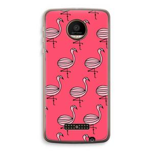 Flamingo: Motorola Moto Z Force Transparant Hoesje