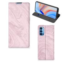 OPPO Reno4 Pro 5G | Standcase | Marble Pink - Origineel Cadeau Vriendin