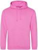 Just Cool JH001 College Hoodie - Candyfloss Pink - 3XL