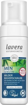 Lavera Men Sensitiv shaving foam mousse a raser EN-FR-DE (150 ml)