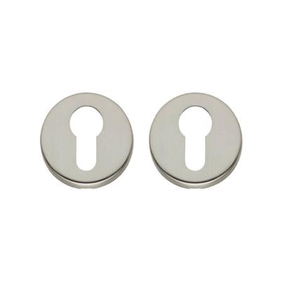 Intersteel Set van 2 cilinderrozettenTira rond nikkel mat verdekt - 0019.318687