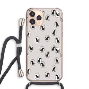 Miauw: iPhone 11 Pro Transparant Hoesje met koord