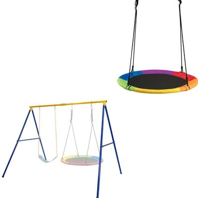 Elastische Schommels voor Buitenparken en Schommels met Slijtvaste Bekleding voor Kinderdagverblijven Schommels voor Twee Personen van Staal en Kleurrijke Schommels voor Kinderdagverblijven