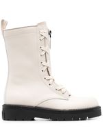 Valentino Garavani bottes XCOMBAT en cuir - Tons neutres - thumbnail