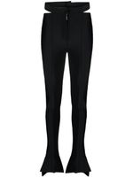 Mugler cut-out flared trousers - Noir - thumbnail