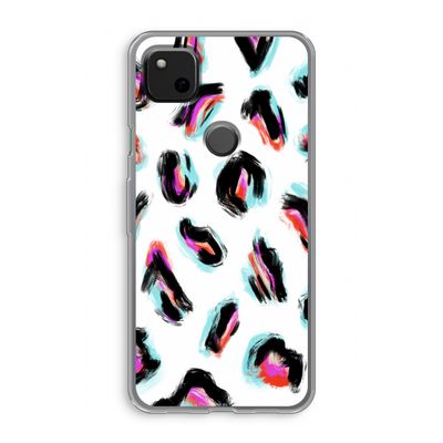 Cheetah color: Google Pixel 4a Transparant Hoesje