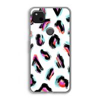 Cheetah color: Google Pixel 4a Transparant Hoesje Cheetah color: Google Pixel 4a Transparant Hoesje