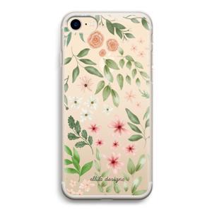 Botanical sweet flower heaven: iPhone 7 Transparant Hoesje