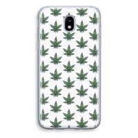 Weed: Samsung Galaxy J5 (2017) Transparant Hoesje Weed: Samsung Galaxy J5 (2017) Transparant Hoesje