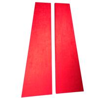 Auralex SonoSuede Trapezoid Panel Left Red absorber (per stuk)