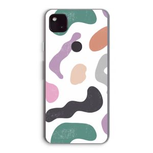 Memphis Shapes: Google Pixel 4a 5G Transparant Hoesje