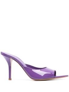 GIABORGHINI mules Perni 100 mm en cuir verni - Violet