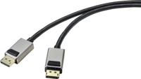 SpeaKa Professional SP-9510452 DisplayPort-kabel DisplayPort Aansluitkabel DisplayPort-stekker, DisplayPort-stekker 3.00 m Zwart Ultra HD (8K)