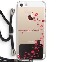 Kusjes: iPhone 5 / 5S / SE Transparant Hoesje met koord