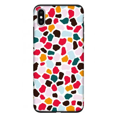 Colored Giraffe: iPhone XS Max Tough Case