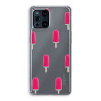 Waterijsje: Oppo Find X3 Transparant Hoesje