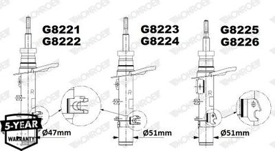 Schokdemper G8226
