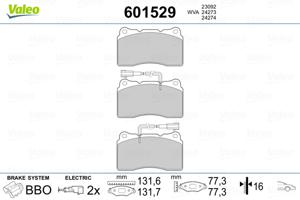 Valeo Remblokset 601529